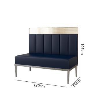 Großhandel B2B Restaurantmöbel aus Edelstahl für Restaurant Sofa
